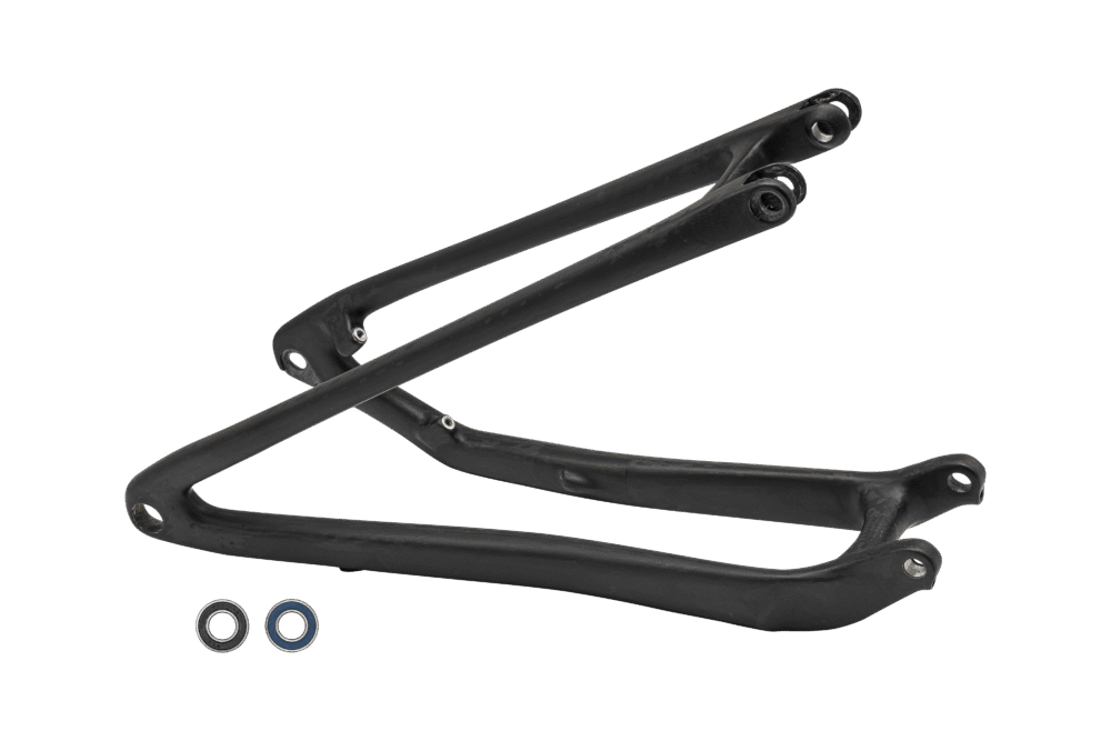 CHS MY22 SW SJ, REAR STAY ASSEMBLY,CARBON, 12X148MM, 432MM FOR S1-S4 - STN DSTY BLUE/BLK/CRBN