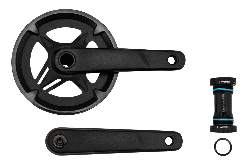 CRK SAMOX, 170MM, CRANKSET, ALLOY, BSA 24MM SPINDLE, 40T RIVETED RING, 1X11-SPD, W/ BB AND CG (GAC29-017NAP-C45)