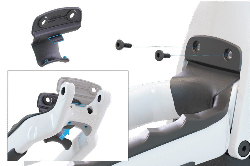 CSP MY25 LEVO 4, CHAINSTAY MUD FLAP KIT, W/ BOLTS - Imagen 3