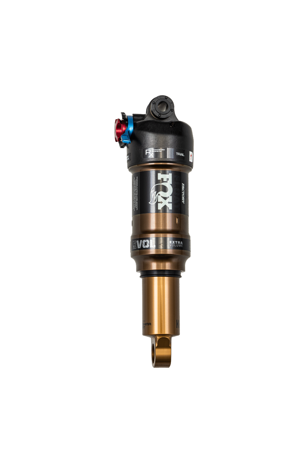 SHK MY24 FOX, FLOAT DPS, FACTORY, 190X45MM, W/ MOUNTING HARDWARE, EPIC PRO 130 (972-63-258)