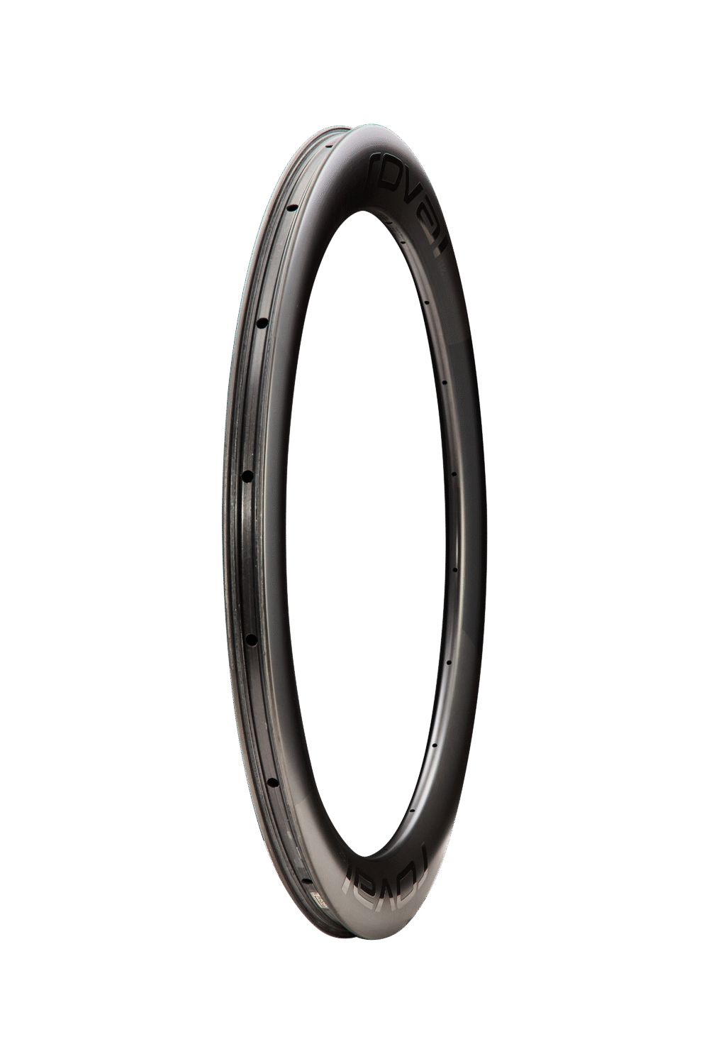 RIM MY26 RAPIDE SPRINT CLX, 700C, FRONT, 18H, 21MM INTERNAL, 63MM DEPTH (CR2374) - SATIN CARBON W/ BLACK CHROME DCL