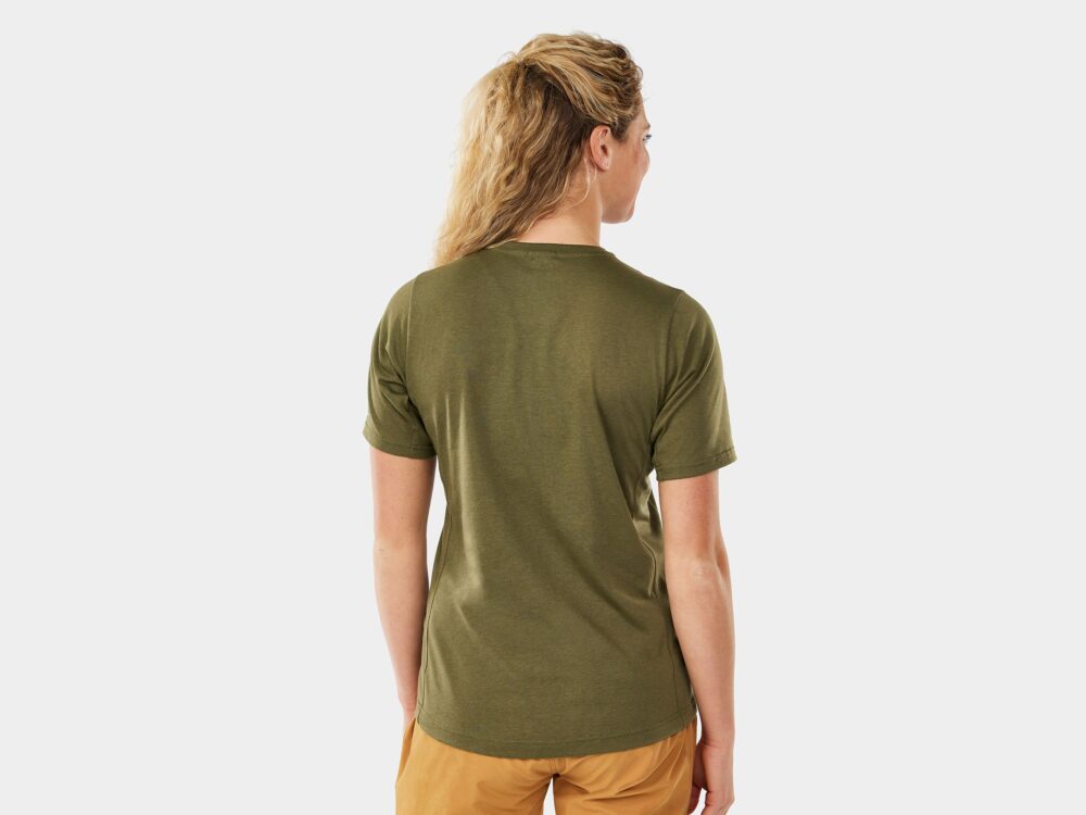 Alternative view of Shirt Trek Evoke Tech Tee Women X-Small Black Olive