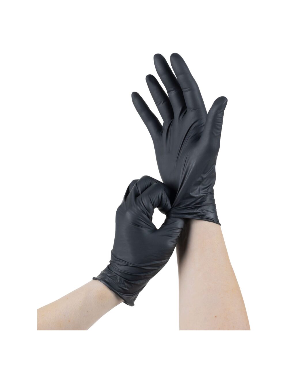 Alternative view of Glove Basic Synguard Nitrile Large Black 100/Box