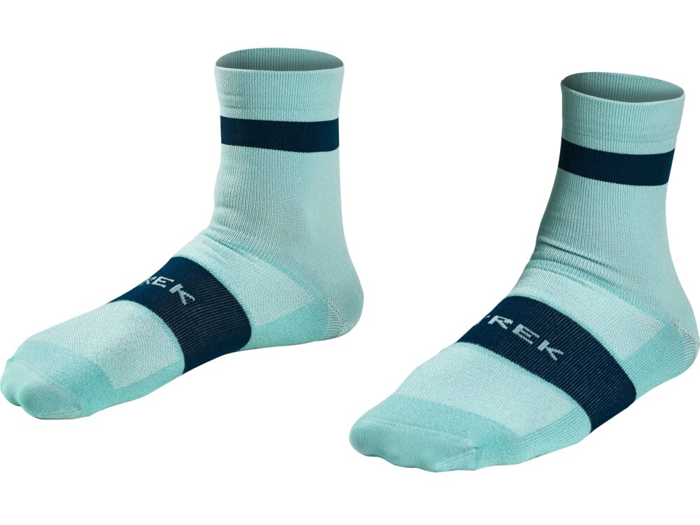 Sock Trek Race Quarter Large (42-44) Blue Sage