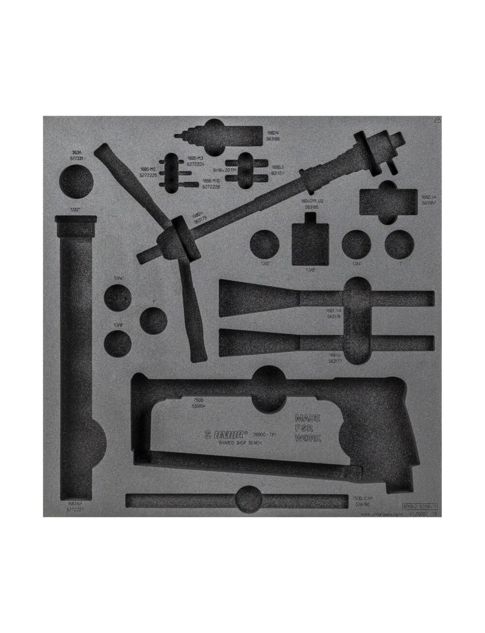 Unior Shared Bench Drawer 1 Tool Tray