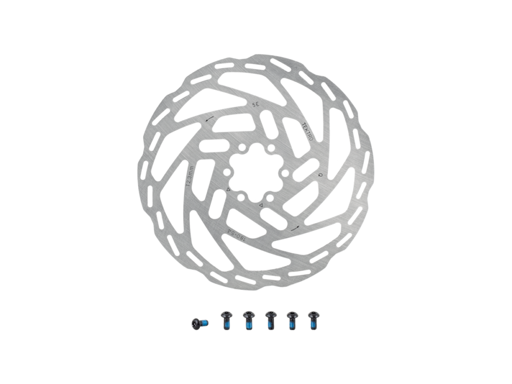 Rotor Tektro TR-54 203 2.3mm 6-Bolt Stnl Stl Coated Silver