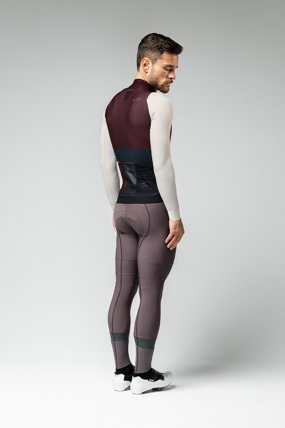 Alternative view of Maillot Manga Larga Hyder Hombre Merlot - M