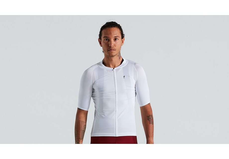 Specialized Sl Air Solid Jersey Ss Men Wht L