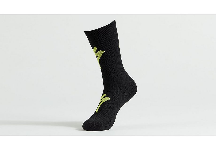 Alternative view of Specialized Techno Mtb Tall Logo Sock Blk/Wht L