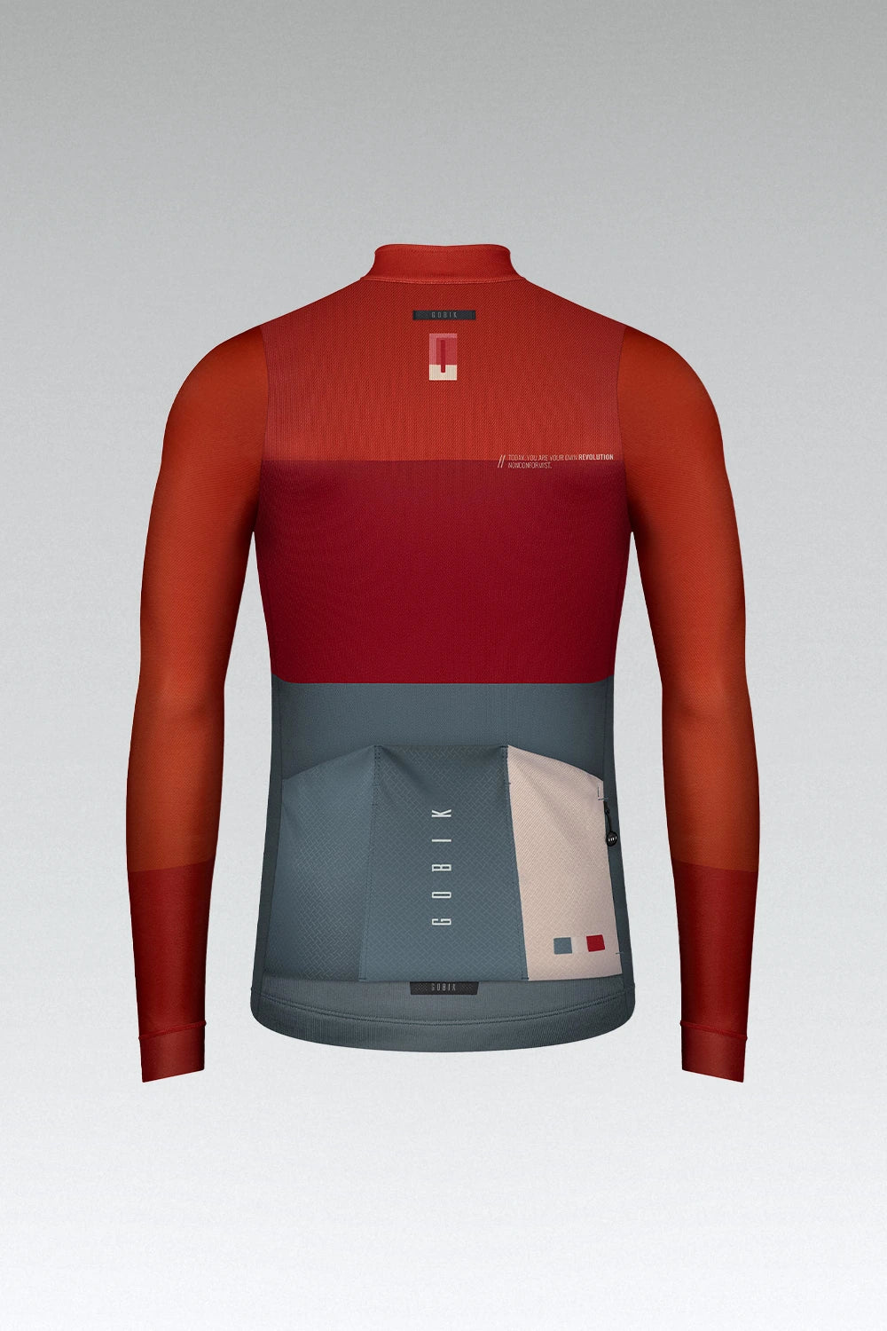 Alternative view of Maillot Manga Larga GOBIK Cobble Hombre Crimson T-M