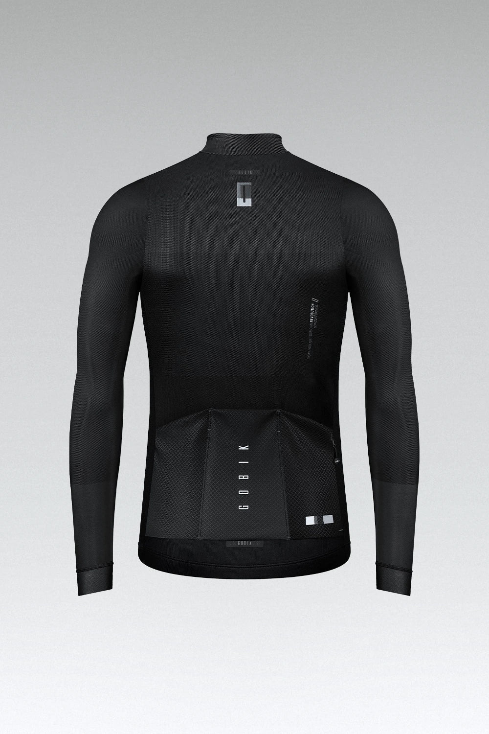 Alternative view of Maillot Manga Larga GOBIK Cobble Hombre Dark Coal T-M