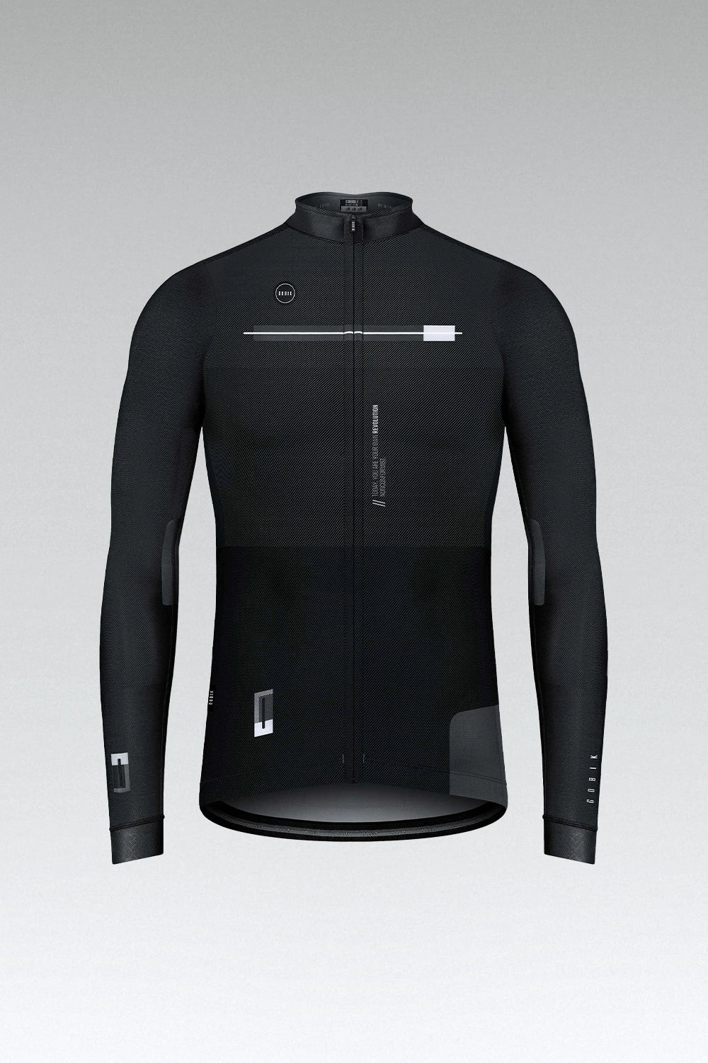 Maillot Manga Larga GOBIK Cobble Hombre Dark Coal T-M