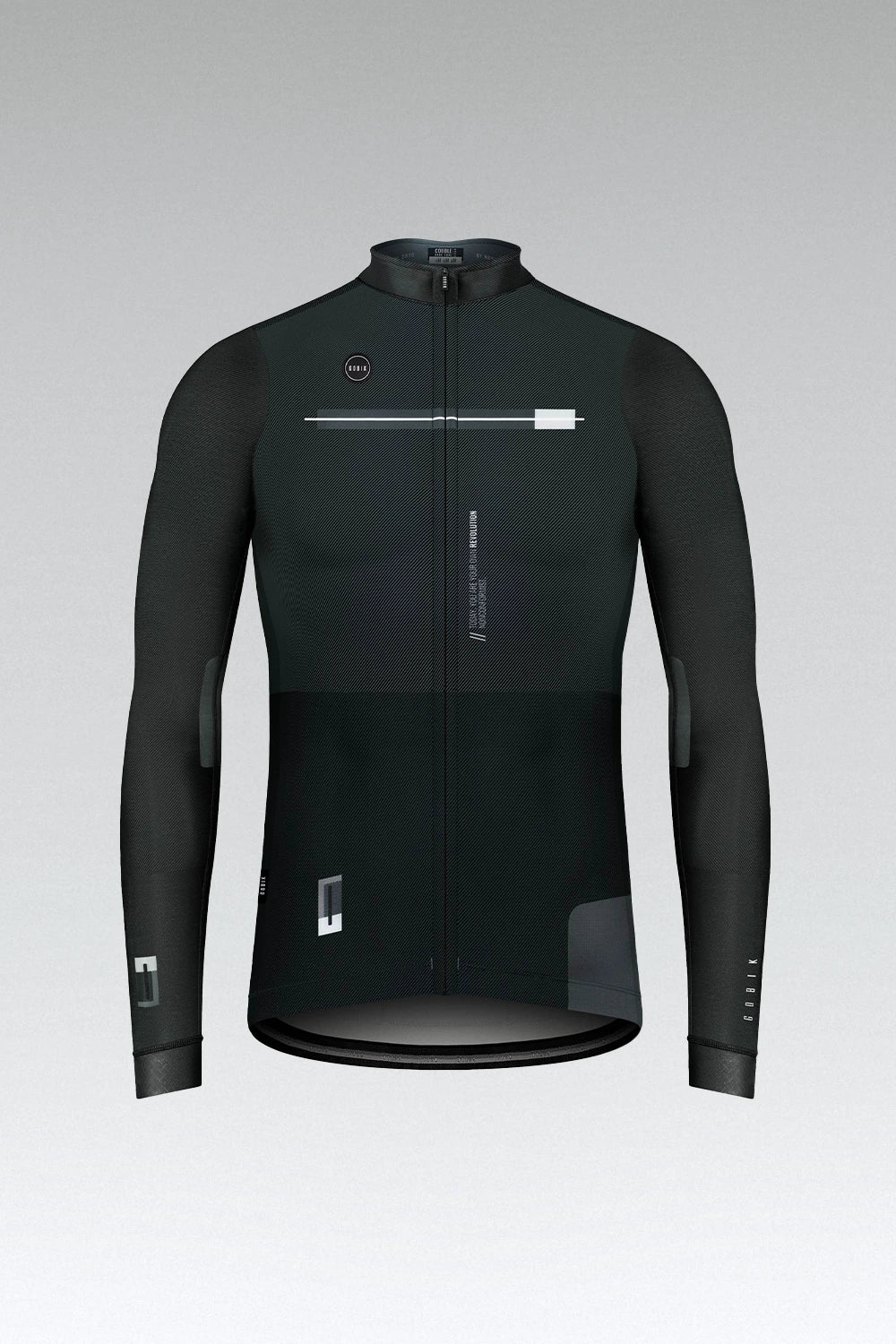 Maillot Manga Larga GOBIK  Supercobble Hombre Dark Coal T-S