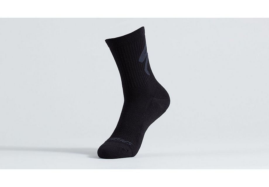 Alternative view of Specialized Cotton Tall Logo Sock Blk S