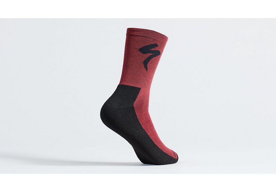 Specialized Primaloft Lightweight Tall Logo Sock Mrn S
