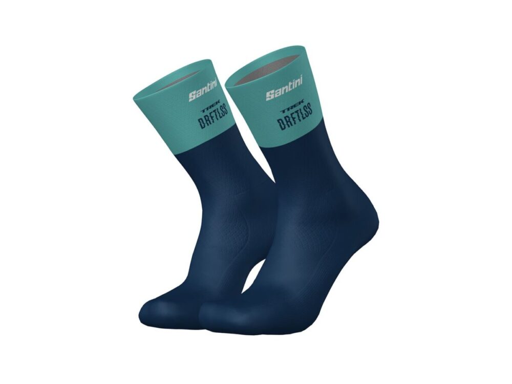 Calcetines de réplica Santini del equipo Trek Driftless