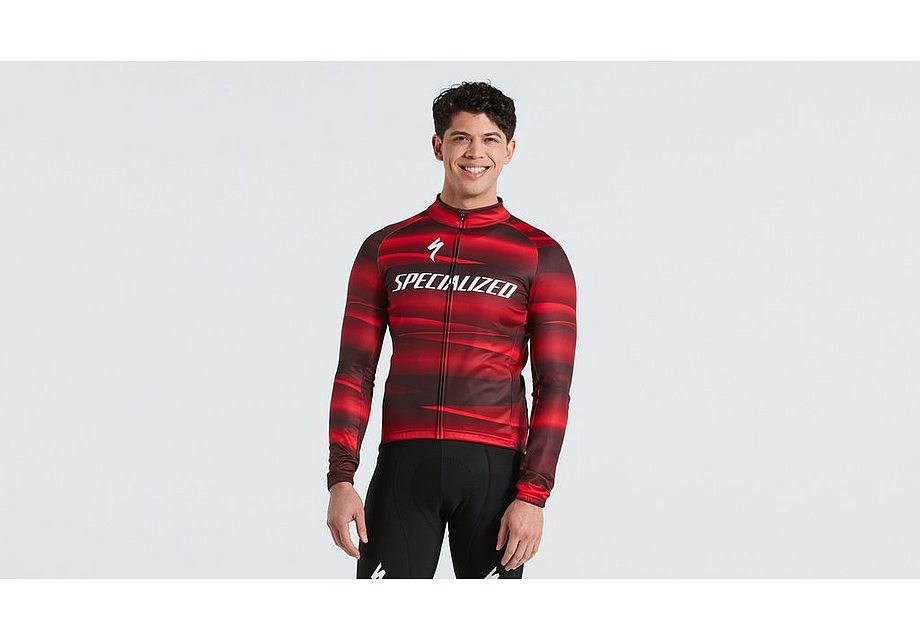 Specialized Team Sl Expert Softshell Jersey Ls Men Blk/Red Xxl