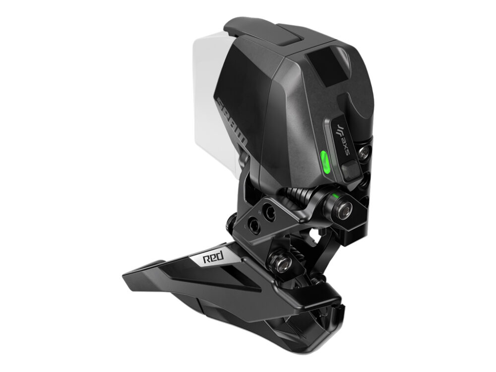 SRM DESVIADOR RED E-TAP AXS E1 BRAZE-ON 46T-56T (BATERIA NO INCLUIDA)