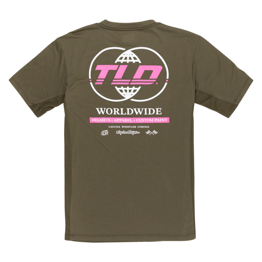 SKYLINE SHORT SLEEVE RIDE TEE WORLDWIDE CAPER 2X