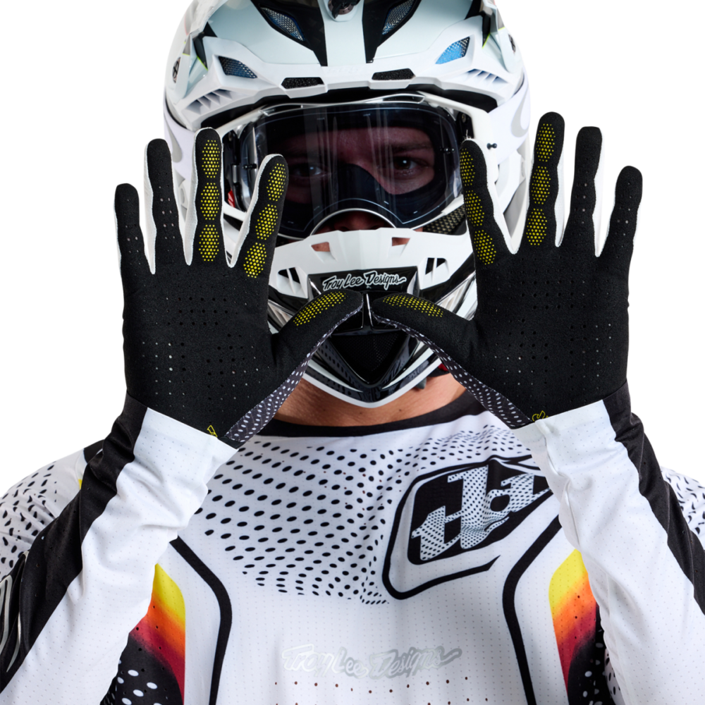 AIR GLOVE OPTIC WHITE/BLACK