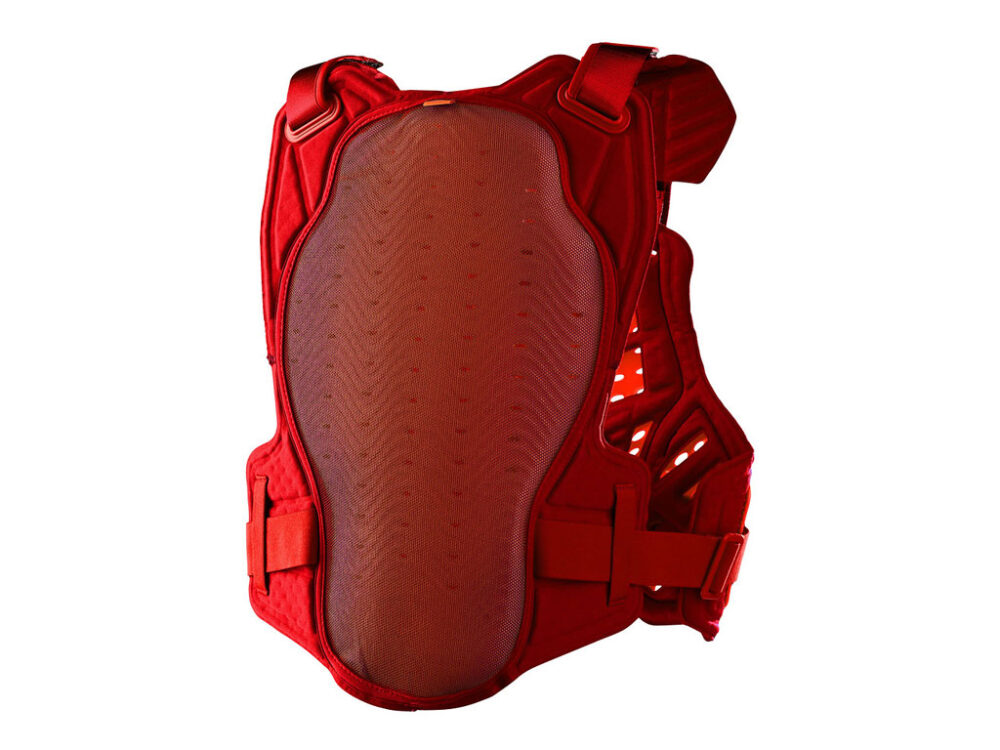 ROCKFIGHT CE FLEX CHEST PROTECTOR RED M/L