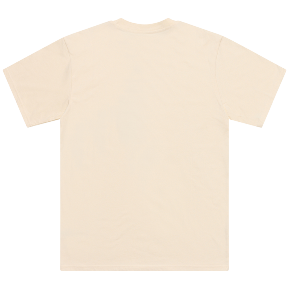 SHORT SLEEVE TEE BOXED OUT VINTAGE WHITE