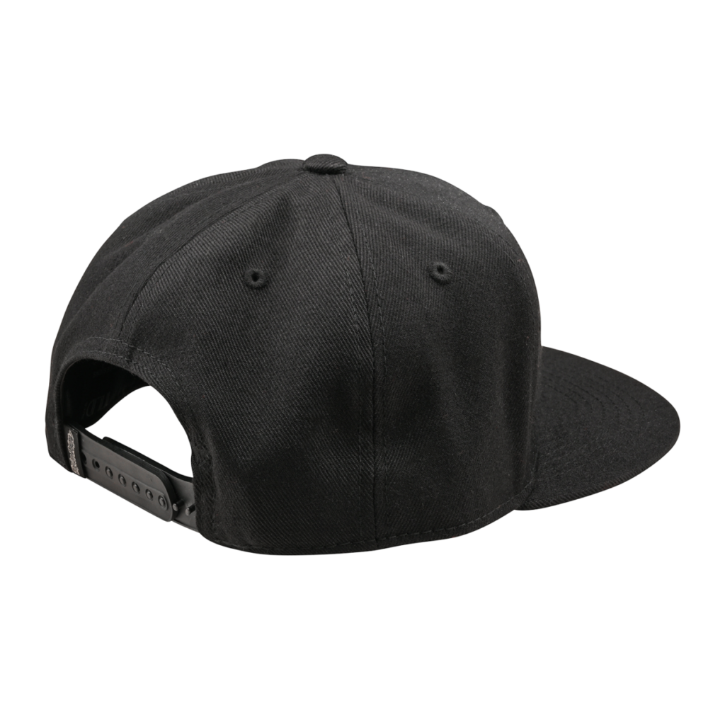 FLAT BILL SNAPBACK BADGE BLACK OSFA