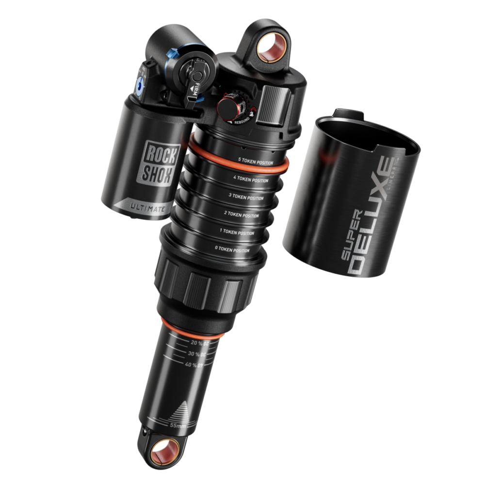 Alternative view of REAR SHOCK SUPER DELUXE ULTIMATE RC2T 205X60 TRUNNION STANDAR (8X30),D1 TRANSITION PATROL 2022+