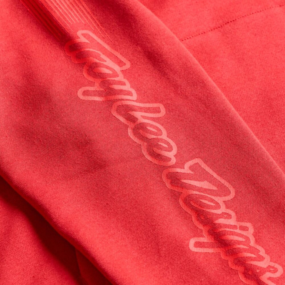 Alternative view of PEACE OUT PULLOVER HOODIE SCARLET