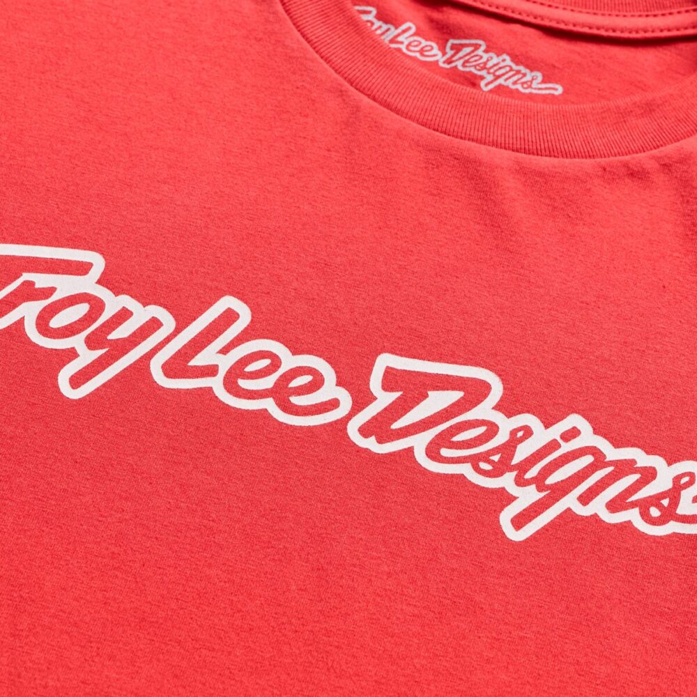 Alternative view of SIGNATURE SHORT SLEEVE TEE SCARLET GLO