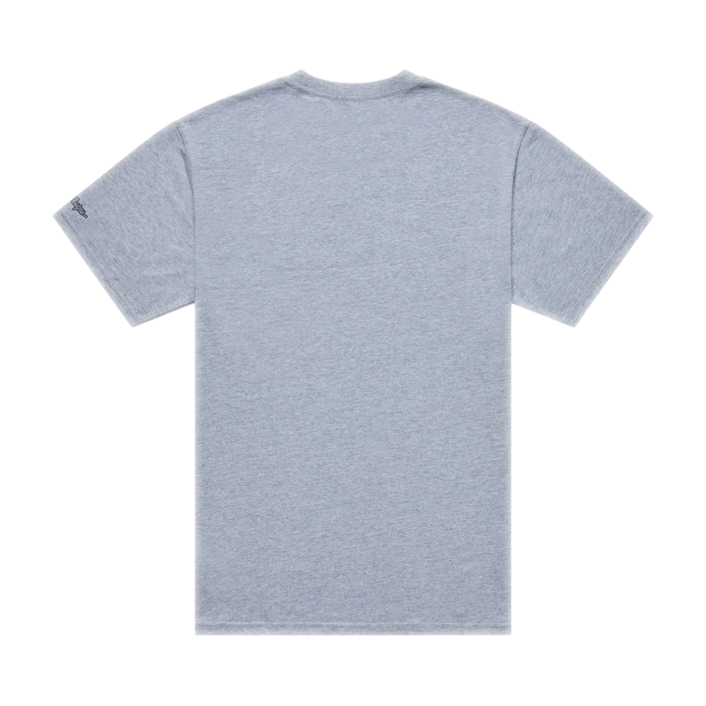 SHORT SLEEVE TEE BADGE GRAY HEATHER