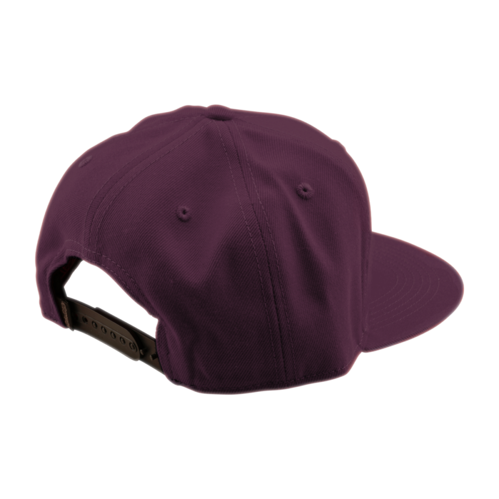 SIGNATURE FLAT BILL SNAPBACK SANGRIA OSFA