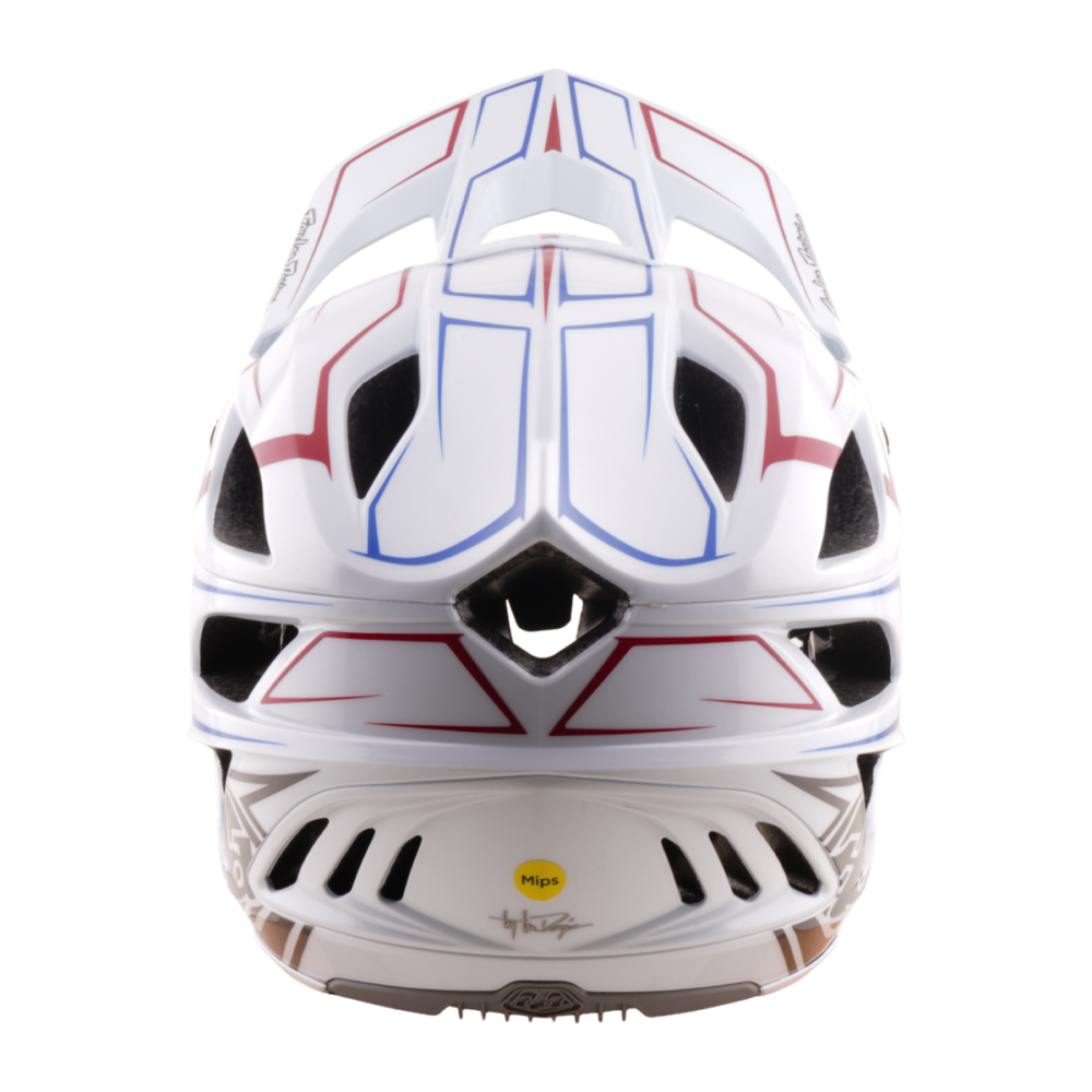 Alternative view of STAGE STUNT HELMET PINSTRIPE WHITE XL/2X