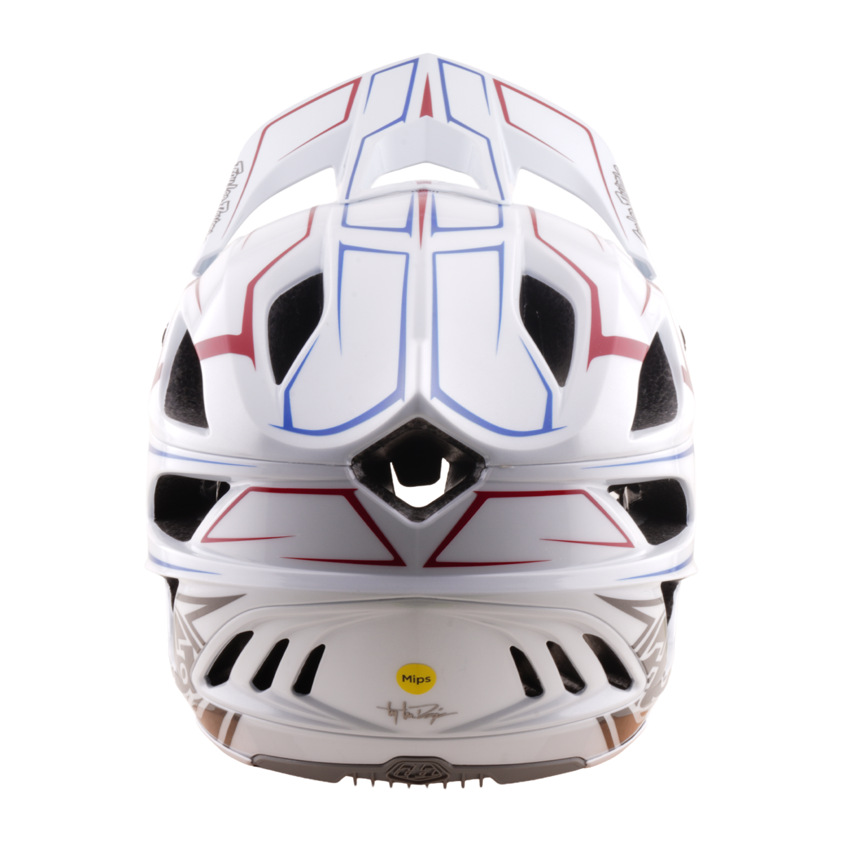 STAGE STUNT HELMET PINSTRIPE WHITE XL/2X - Imagen 2