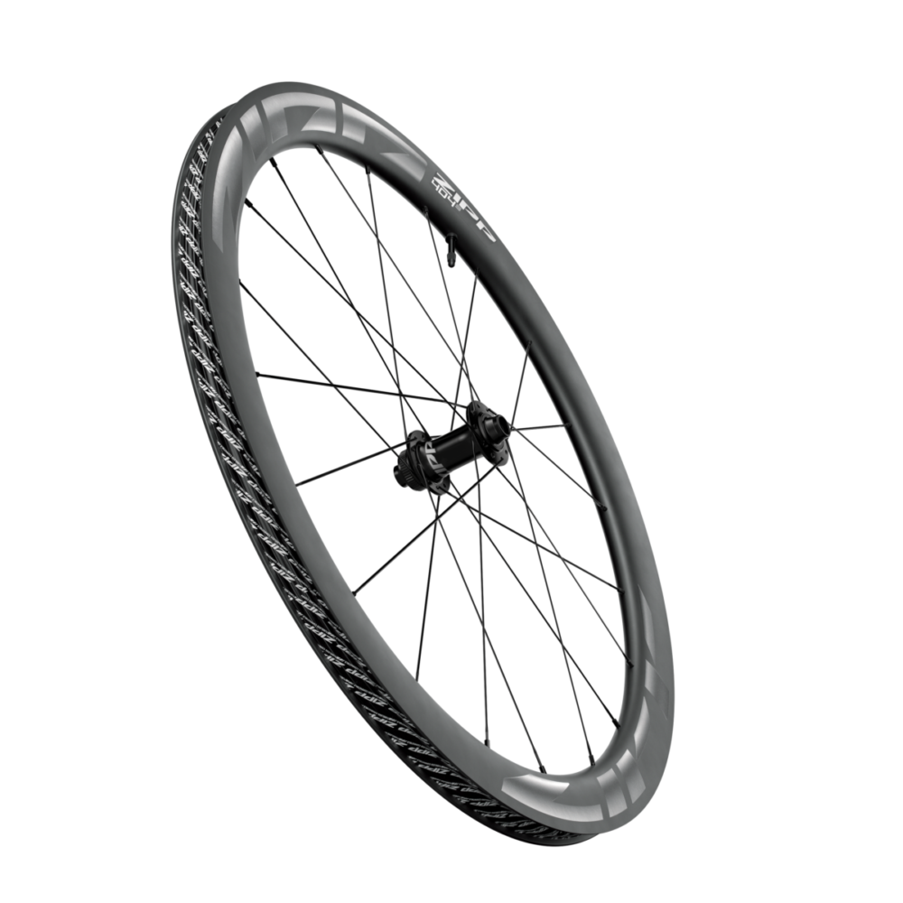 ZIPP RUEDA 404 S TUBELESS DISC C.L. DEL 12X100 50MM 20 RADIOS (76D) (INT 23MM) ADHESIVO GRIS A1*